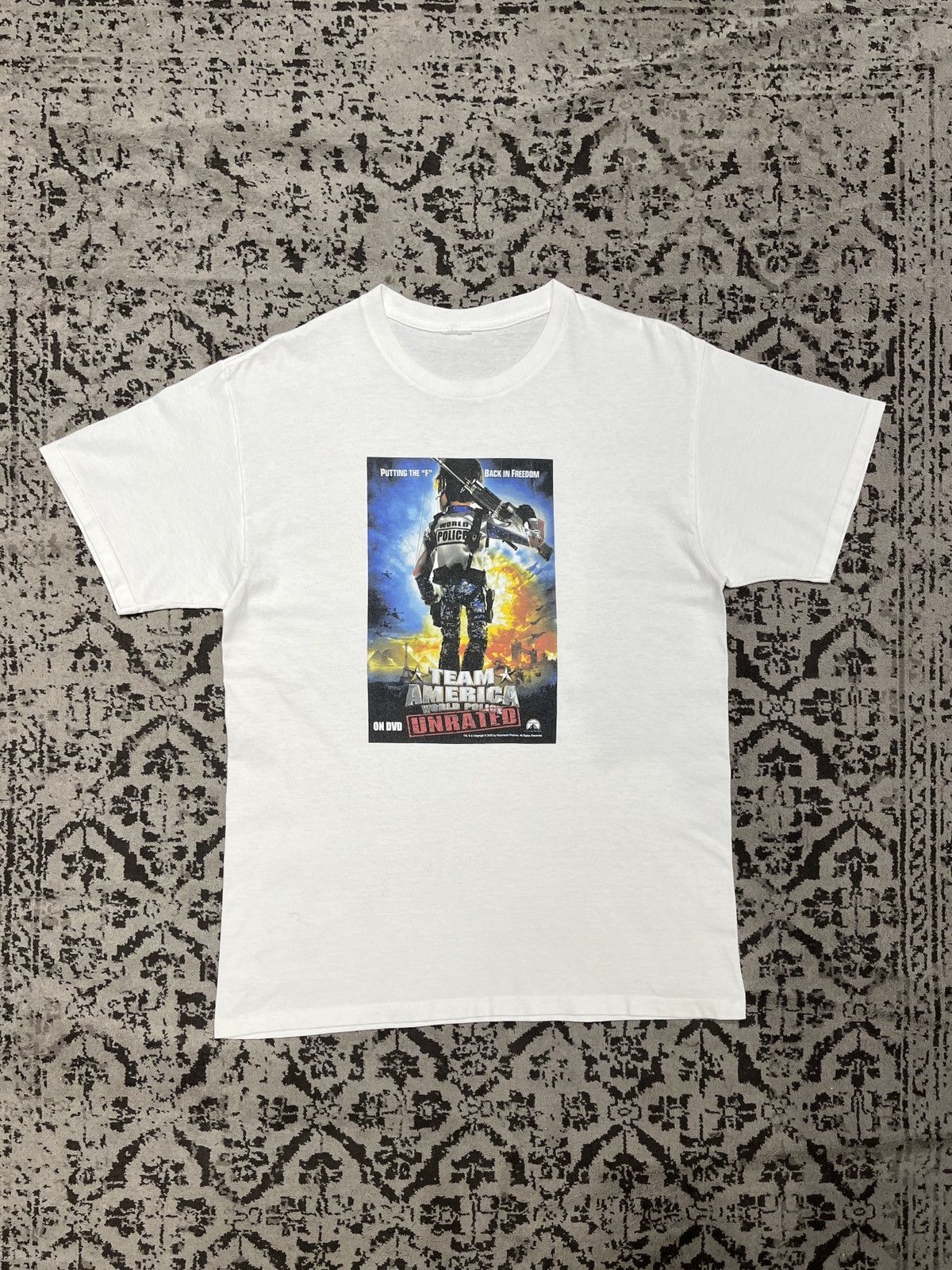Vintage 00’s Team America World Police Movie Promo Size US L / EU 52-54 / 3 - 1 Thumbnail