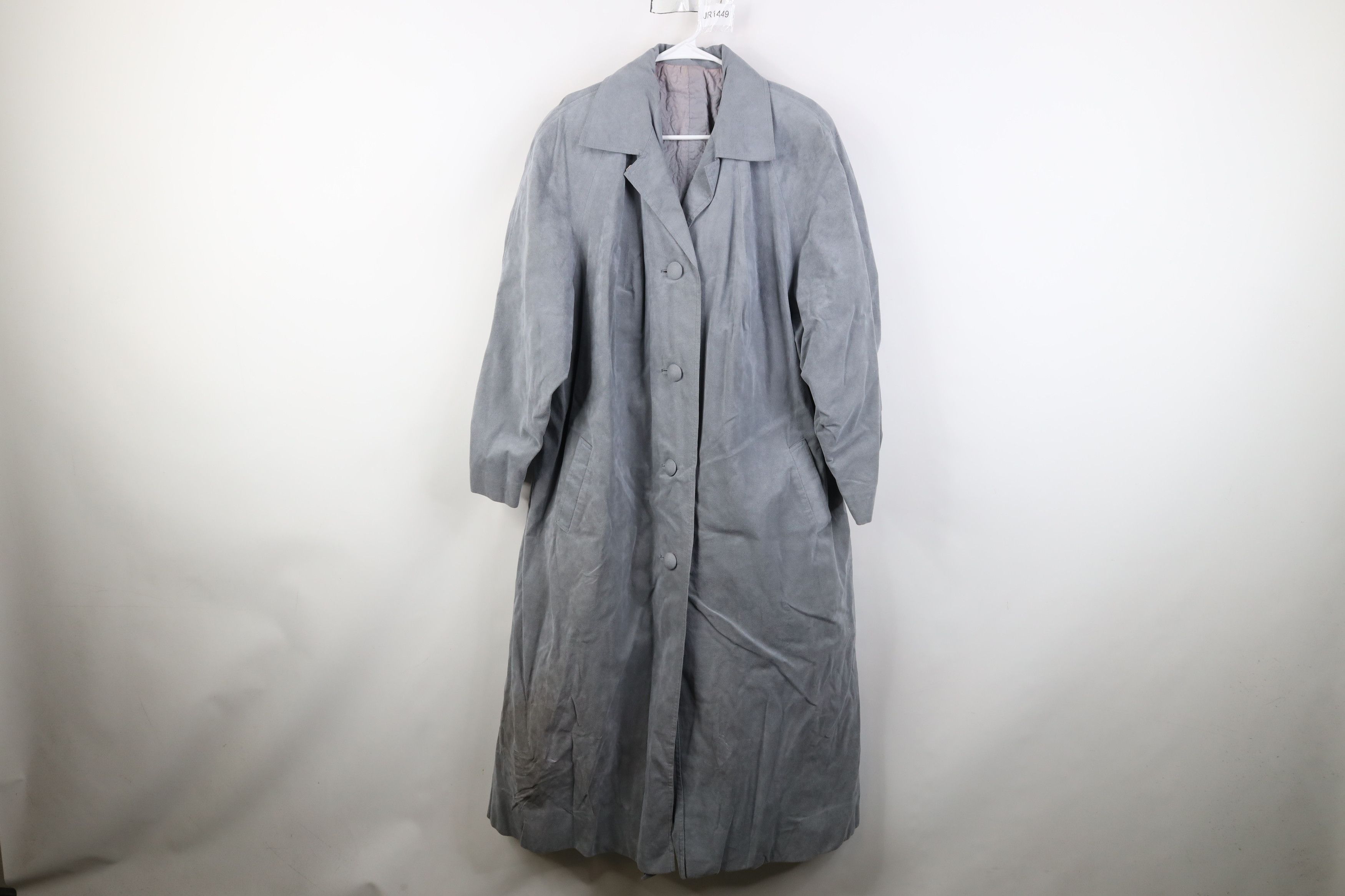 Vintage Vintage 70s Streetwear Cloth Quilted Trench Coat Jacket Size XXL / US 16-18 / IT 52-54 - 1 Thumbnail