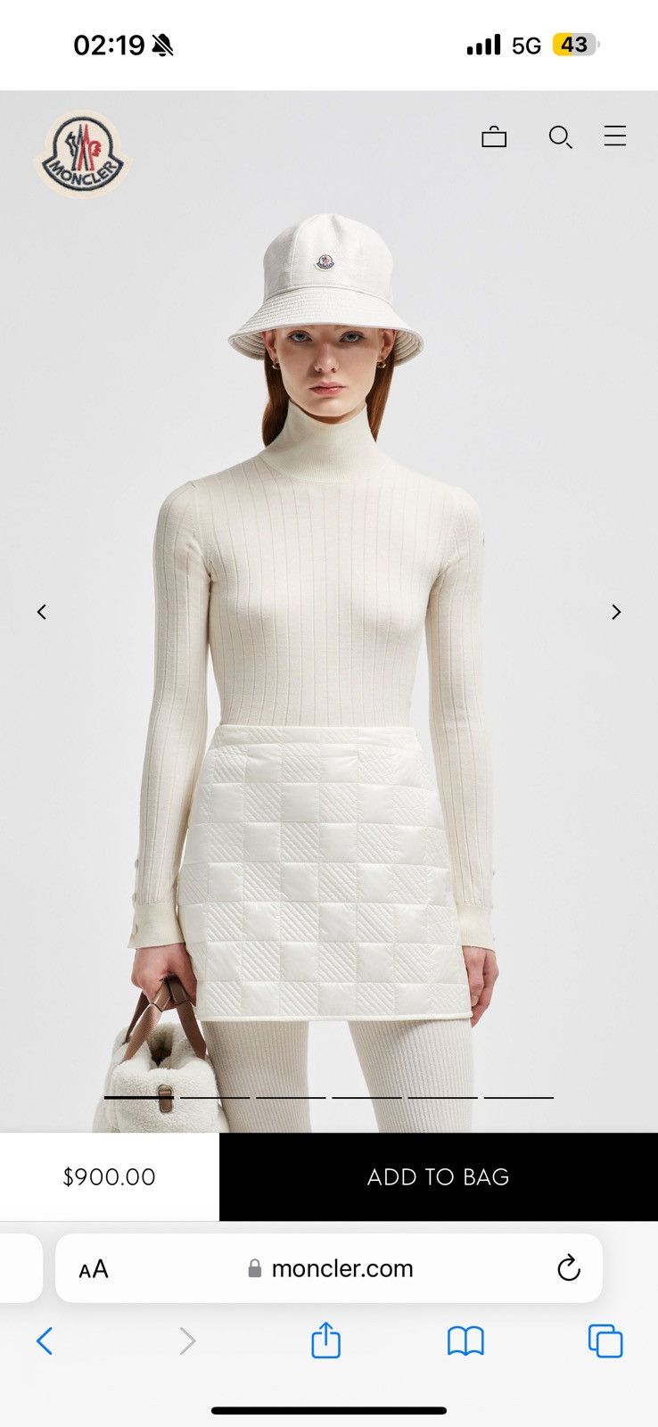 Moncler Moncler Turtleneck Sweater NEW 900$ Size S / US 4 / IT 40 - 2 Thumbnail