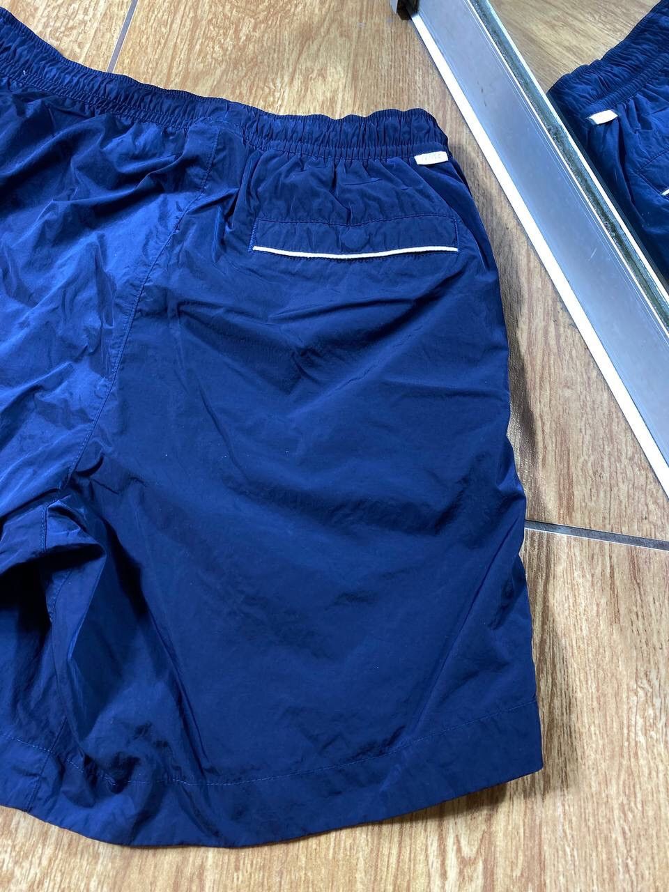 Nike × Vintage 90's NIKE SWOOSH LOGO Y2K RARE RETRO SHORTS Size US 30 / EU 46 - 10 Thumbnail