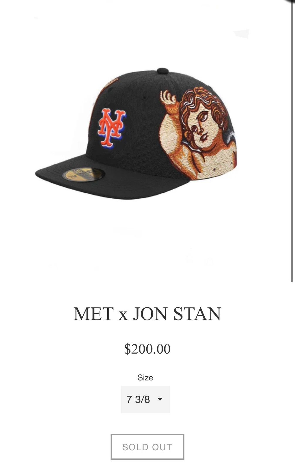 Jon Stan NYC JonStanNYC X New Era NY METS Size ONE SIZE - 1 Thumbnail