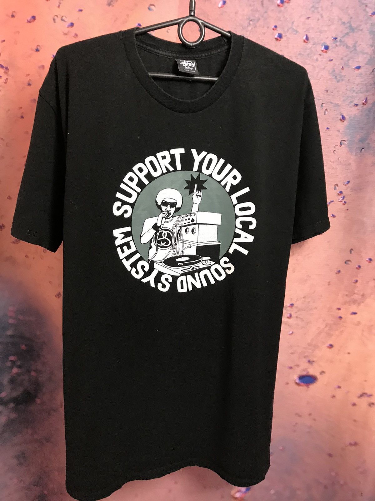 Stussy Stussy Support Your Local Sound System Shirt - RARE Size US L / EU 52-54 / 3 - 2 Thumbnail