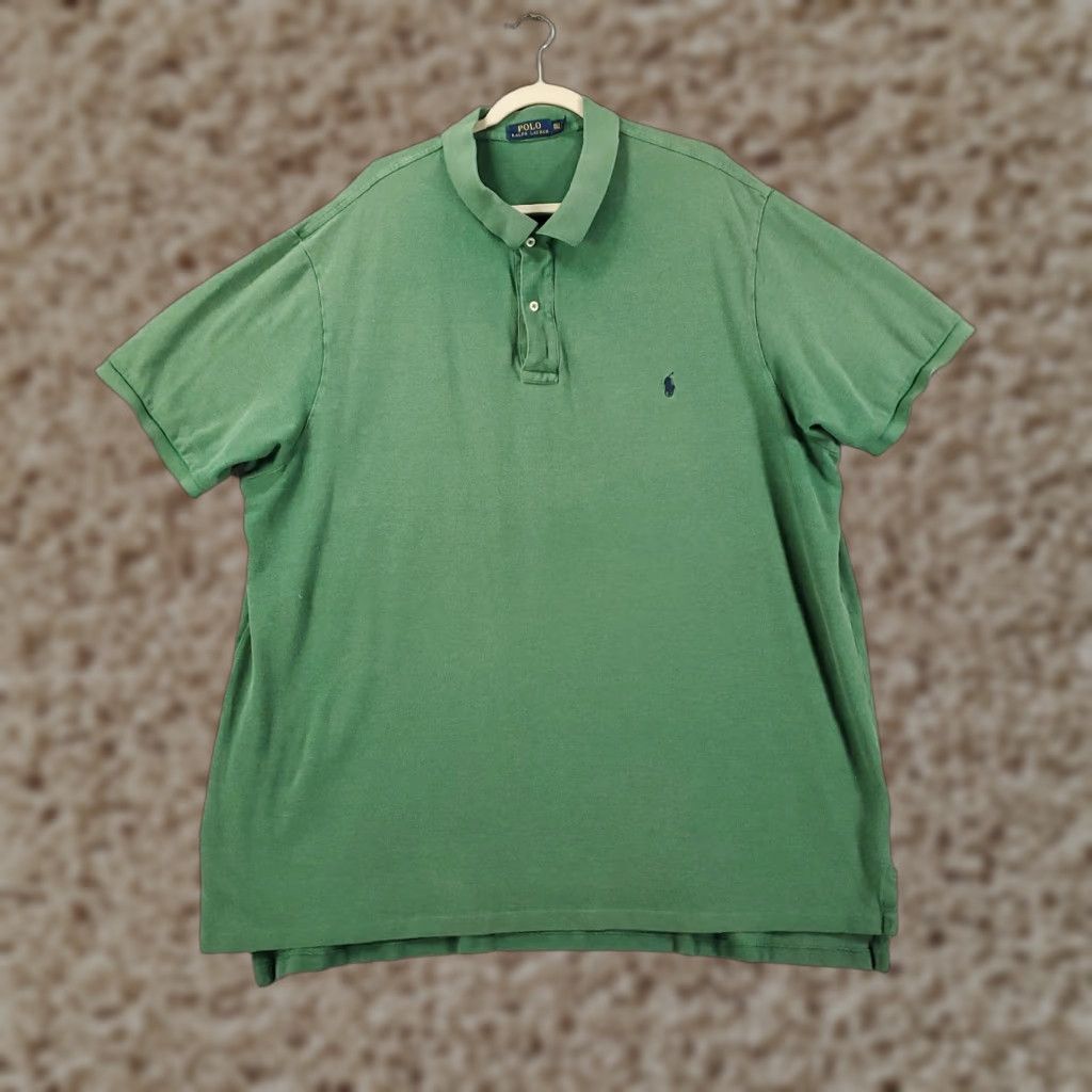 Polo Ralph Lauren Polo Ralph Lauren Shirt Mens 3XLT Green Collared Tennis Pickleball Golf Tall 3XL Size US XXL / EU 58 / 5 - 1 Thumbnail