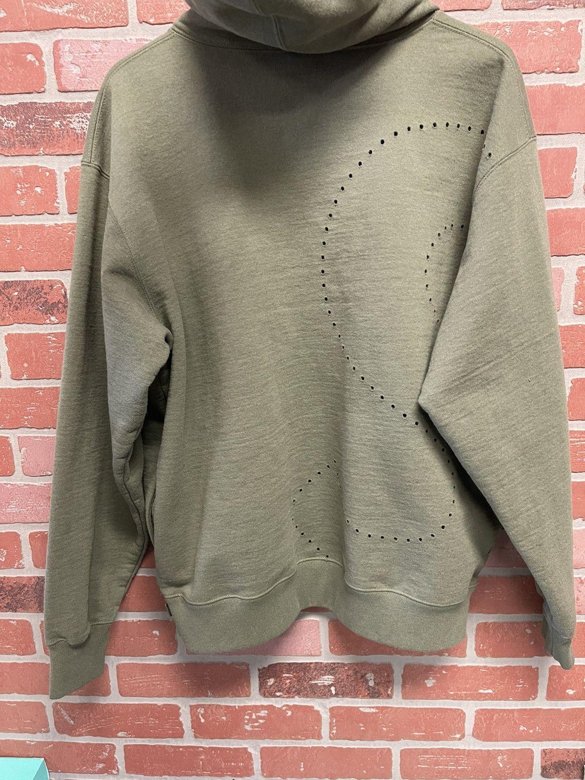Supreme Size L - Supreme Laser Cut S Logo Hoodie Olive Green Size US L / EU 52-54 / 3 - 5 Thumbnail