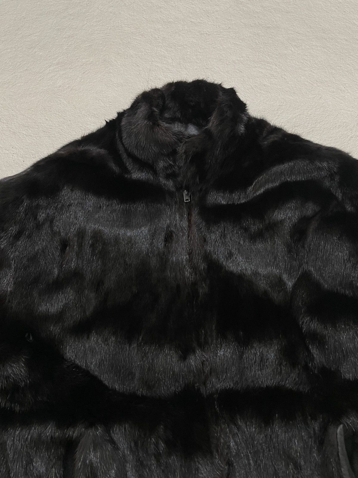 14th Addiction 2000s Black Leather Jacket Fur Vkei If6was9 LGB Heavy Winter Size US L / EU 52-54 / 3 - 9 Thumbnail