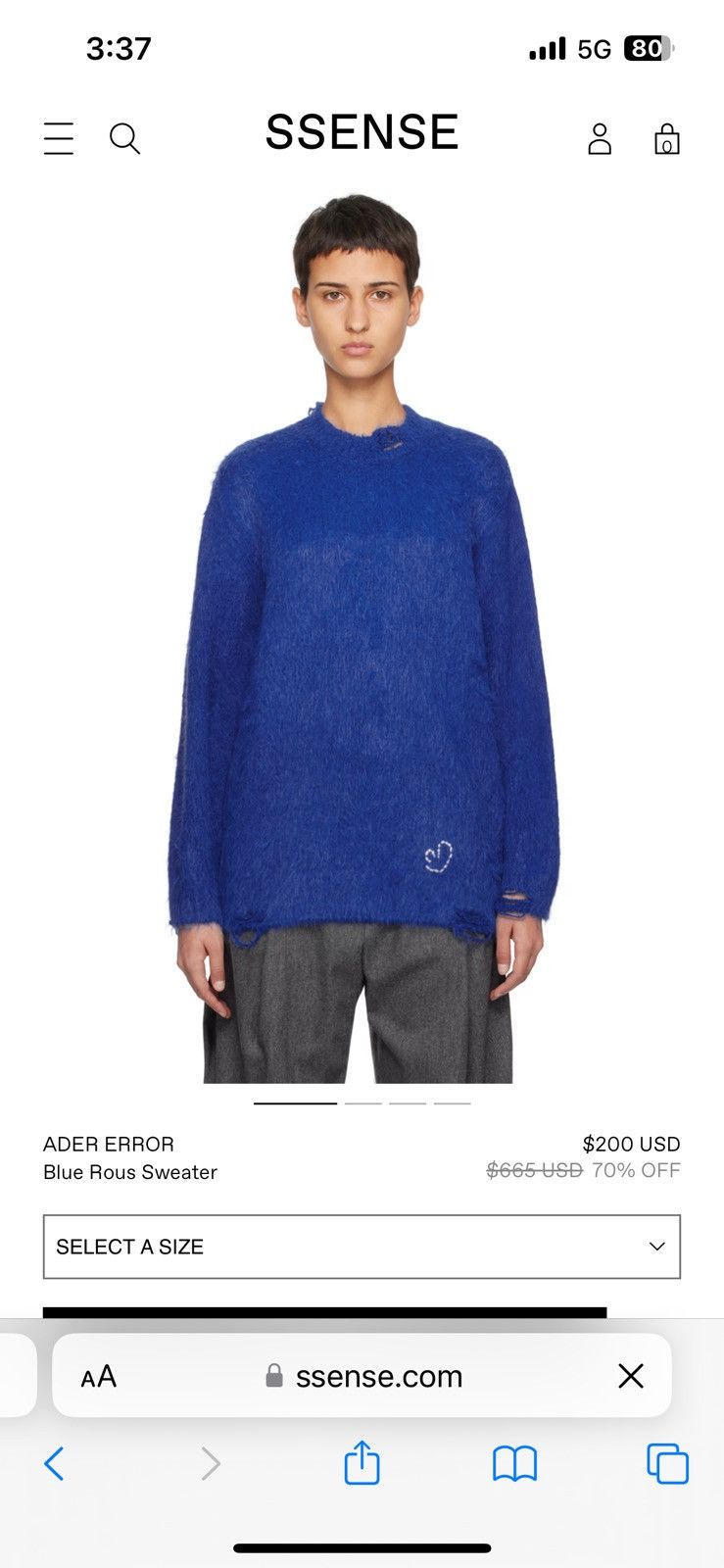 Ader hot error sweater