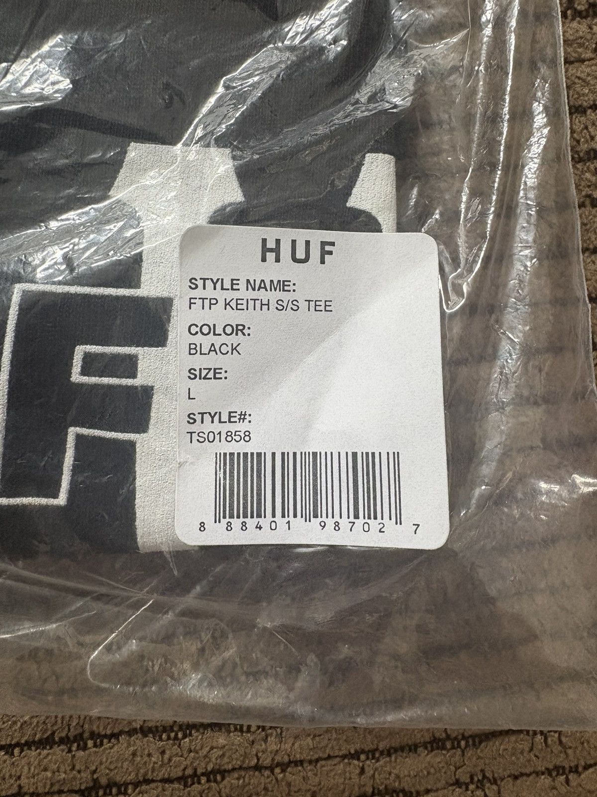 Fuck The Population FTP x Huf RIP Keith shirt Size US L / EU 52-54 / 3 - 2 Thumbnail