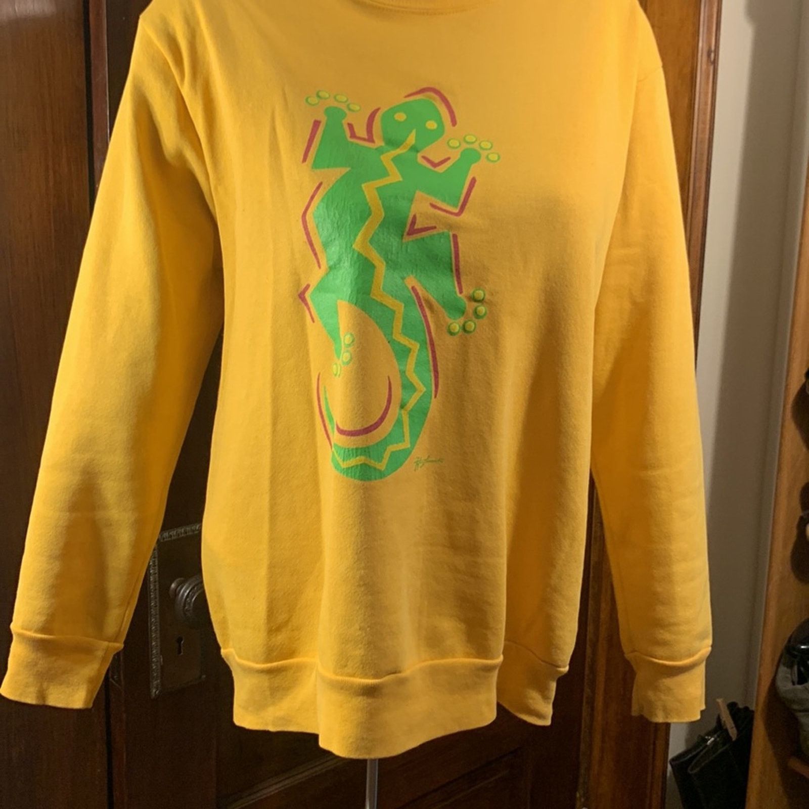 Vintage 80’s Premo Lizard sweatshirt,Hazelwood of Phoenix Arizona Size L / US 10 / IT 46 - 9 Thumbnail