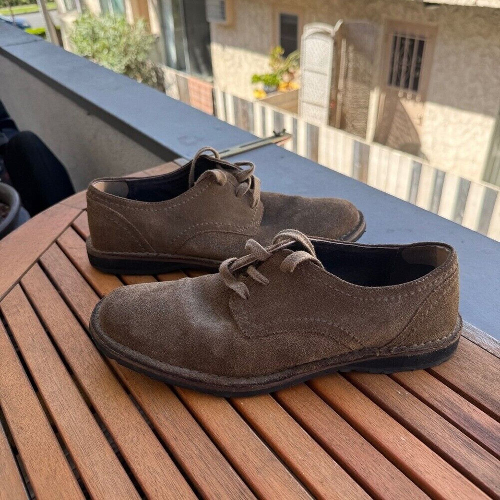 John Varvatos John Varvatos Suede Leather Oxford Casual Shoes Size 8.5M Size US 8.5 / EU 41-42 - 1 Thumbnail