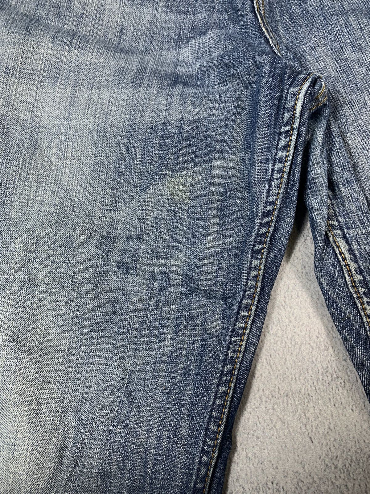 Japanese Brand × Vintage Vintage Y2K Japanese bootcut faded denim jeans Size 36" / US 14 / IT 50 - 4 Thumbnail