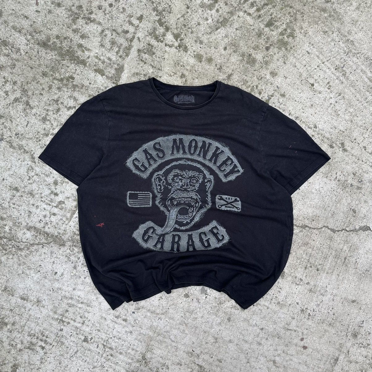 GAS Vintage Gas Monkey Garage T-shirts Big Logo Trashed Band Y2K Size US XXL / EU 58 / 5 - 1 Thumbnail