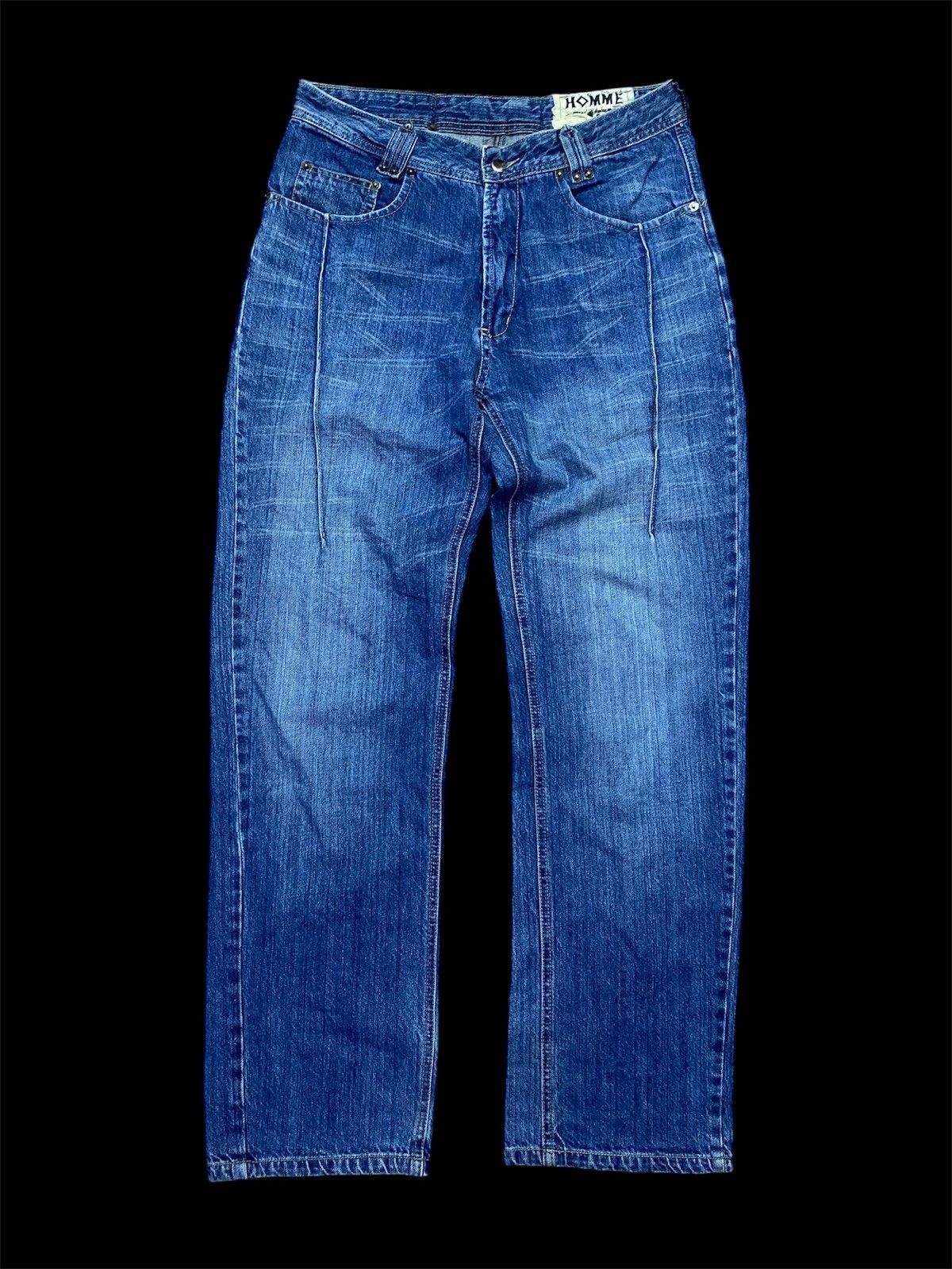 Japanese Brand HOMME JEANS Size US 32 / EU 48 - 2 Thumbnail