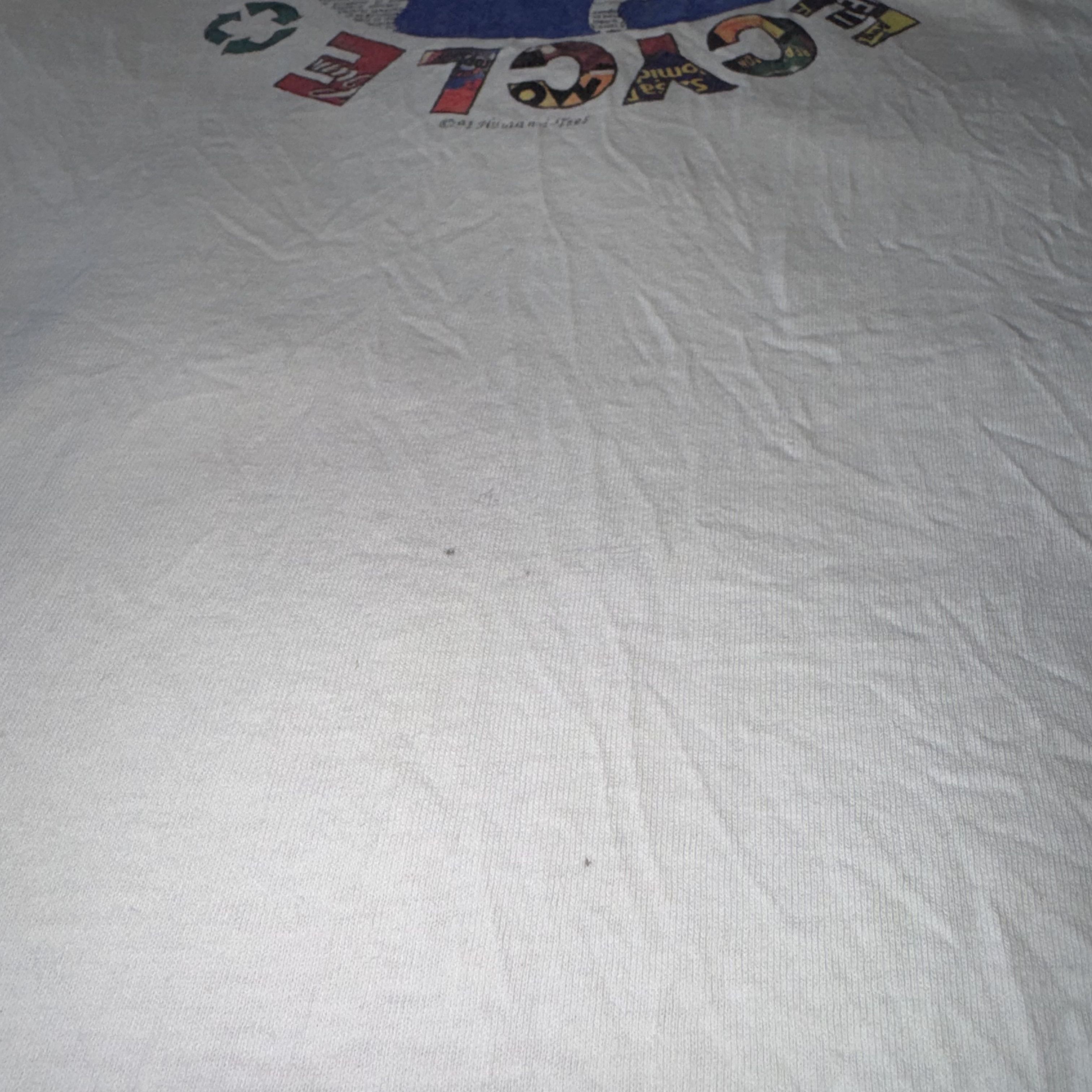 Vintage VTG Reduce Reuse Recycle T Shirt Brand Logo Globe 90s Size US M / EU 48-50 / 2 - 10 Thumbnail