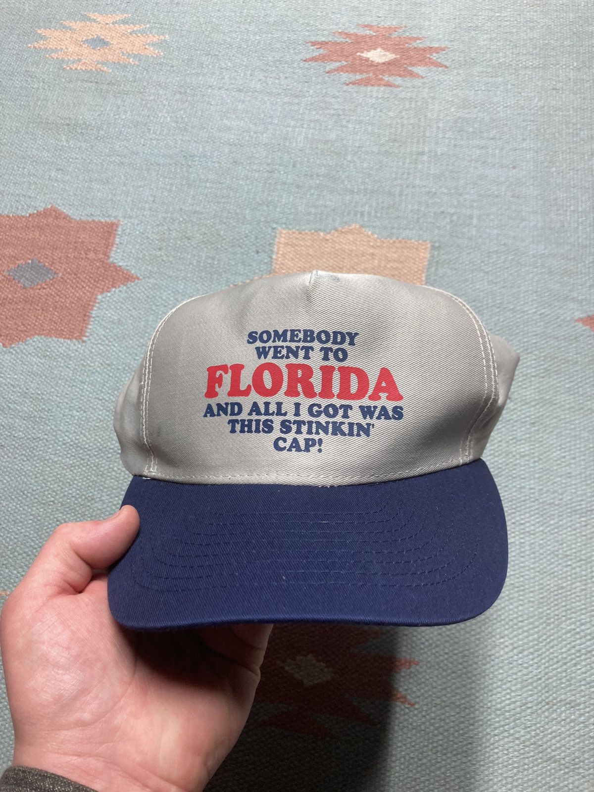 Vintage SnapBack hat Florida all I got was this stinking cap funny Size ONE SIZE - 2 Thumbnail