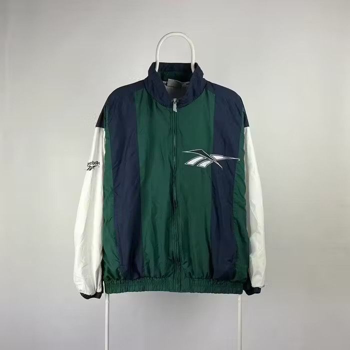 Reebok Reebok track top windbreaker vintage size Large Size US L / EU 52-54 / 3 - 1 Thumbnail