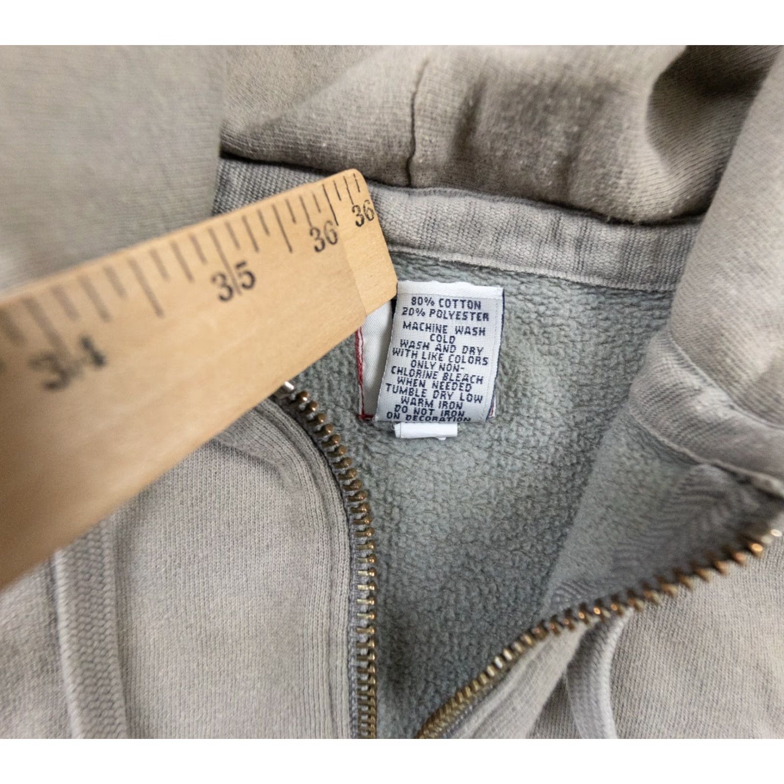 Gap Gap Sweatshirt Women's Large Gray Full Zip Hoodie Size L / US 10 / IT 46 - 6 Thumbnail