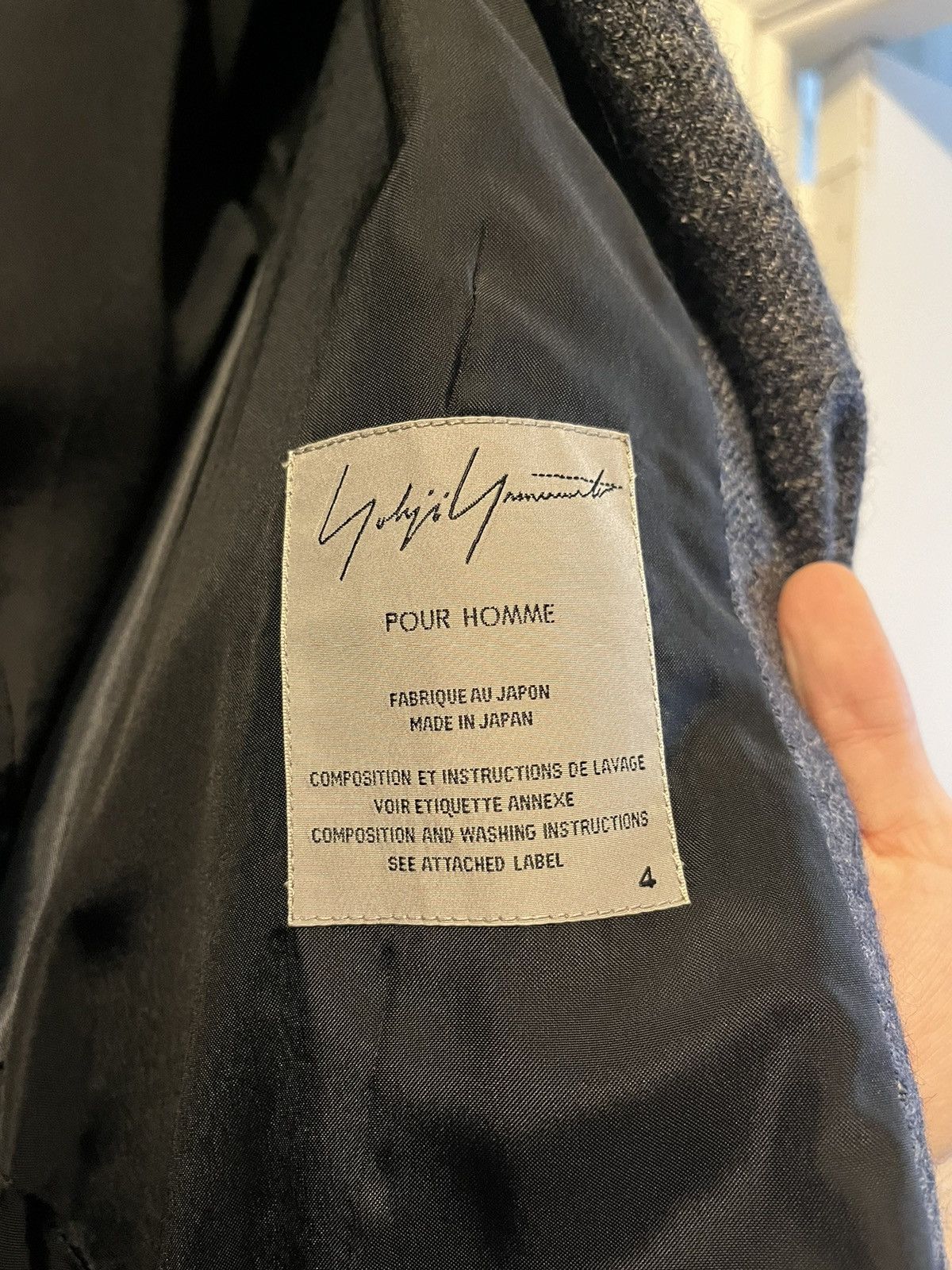 Yohji Yamamoto Yohji Yamamoto Pour Homme 15AW splicing jacket Size US L / EU 52-54 / 3 - 11 Thumbnail