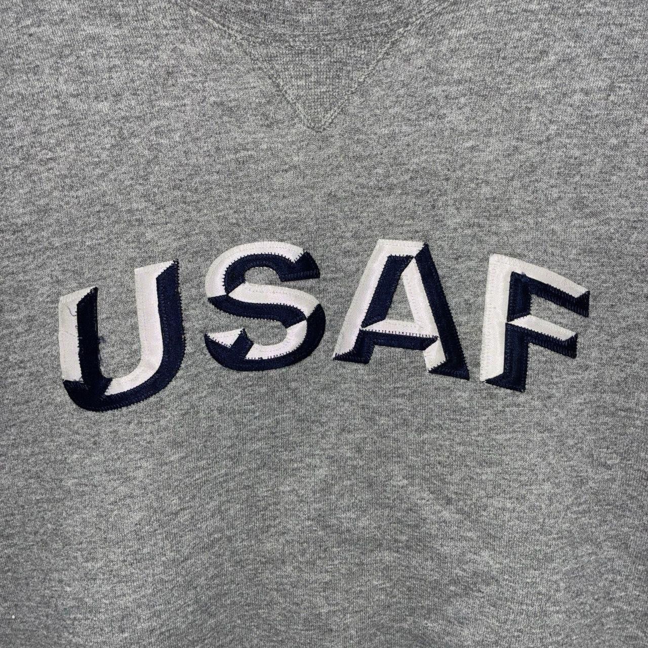 Soffe US Air Force Vintage Soffe Men's Grey Sweatshirt Size US L / EU 52-54 / 3 - 3 Thumbnail