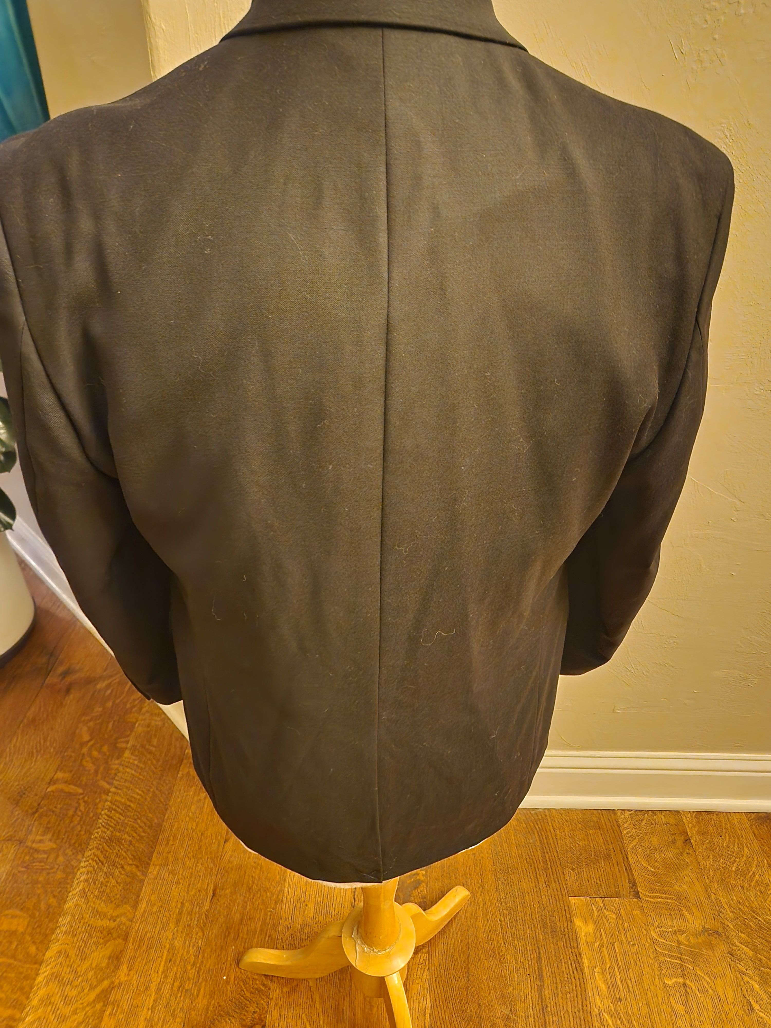 Lauren Ralph Lauren NWOT Men's100% Wool Black Blazer Size 44S - 2 Thumbnail