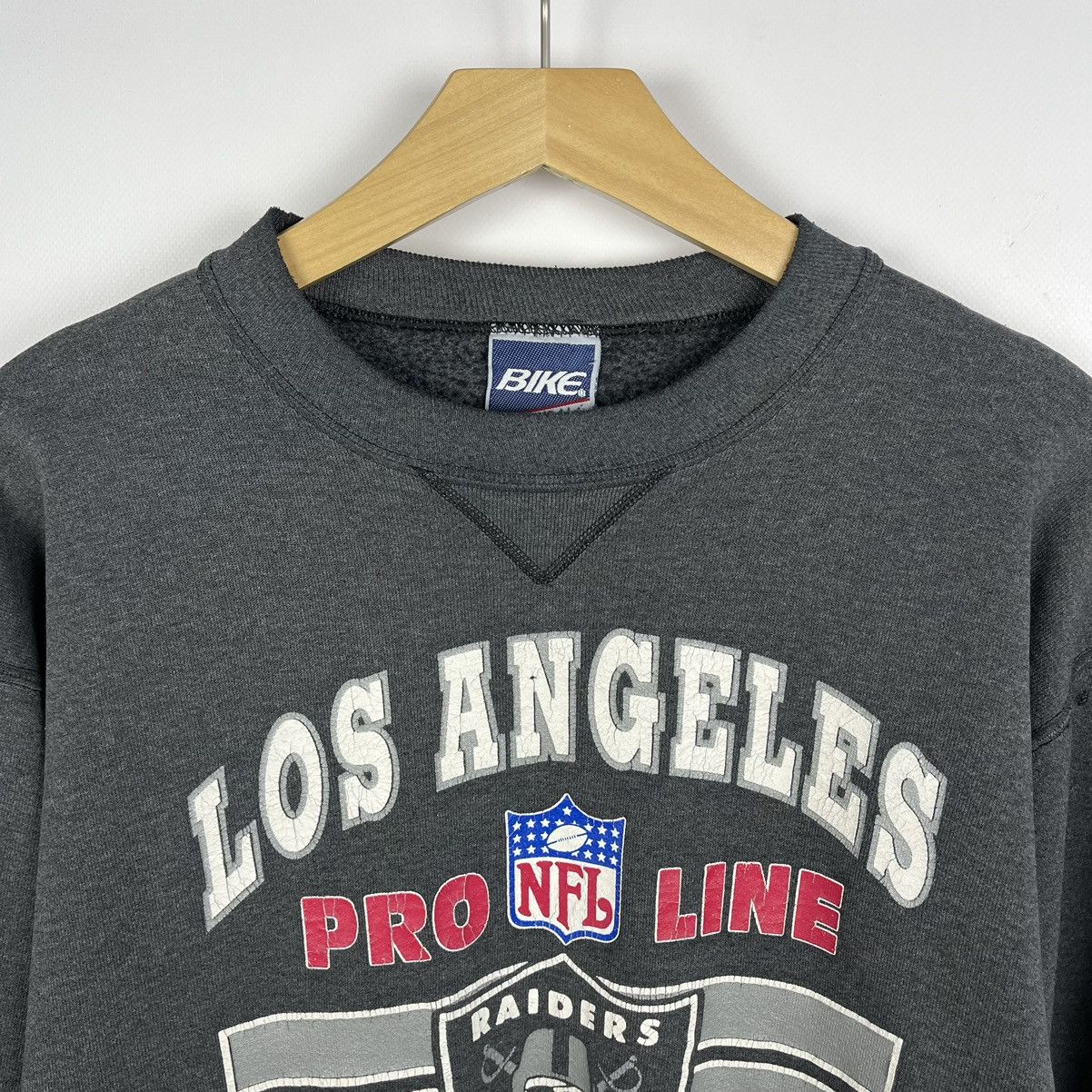 NFL Vintage NFL Los Angeles Raiders made in USA sweatshirt 90’s Size US M / EU 48-50 / 2 - 2 Thumbnail