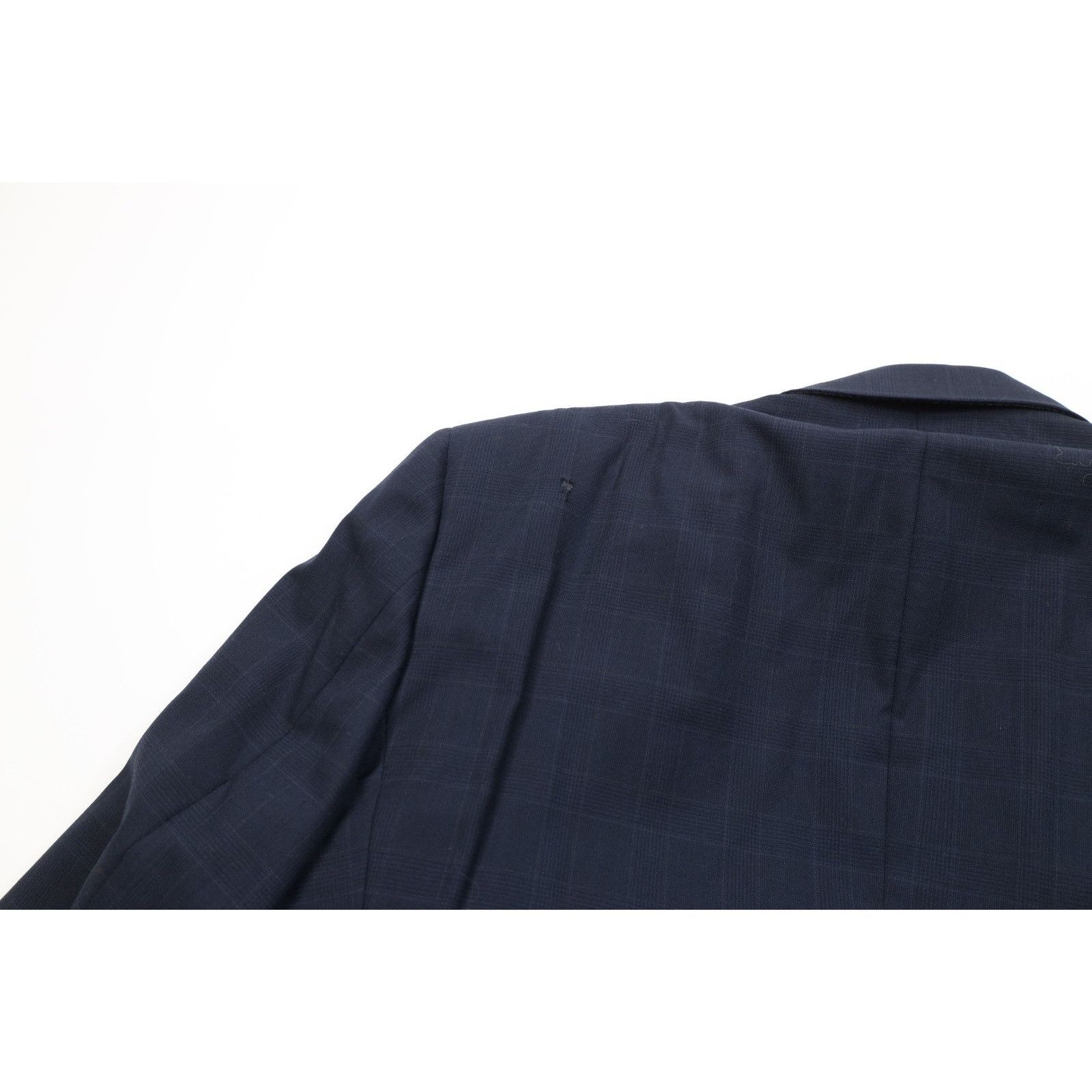 Vintage Vintage 90s Streetwear 2 Piece Wool Suit Wedding Blue Size 42R - 8 Thumbnail