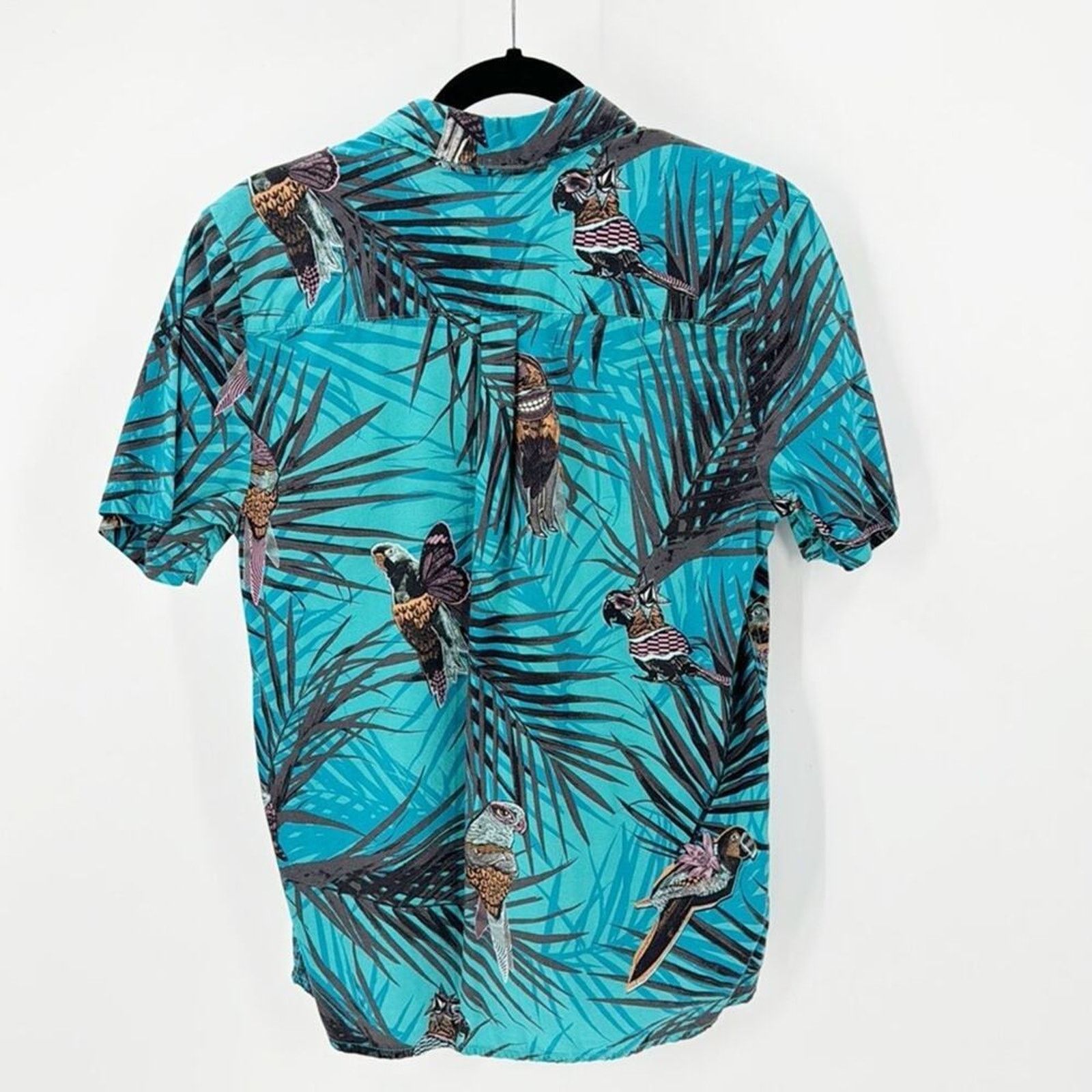 Volcom Volcom Party Bird Button Up Short Sleeve Shirt tropical S Size US S / EU 44-46 / 1 - 2 Thumbnail