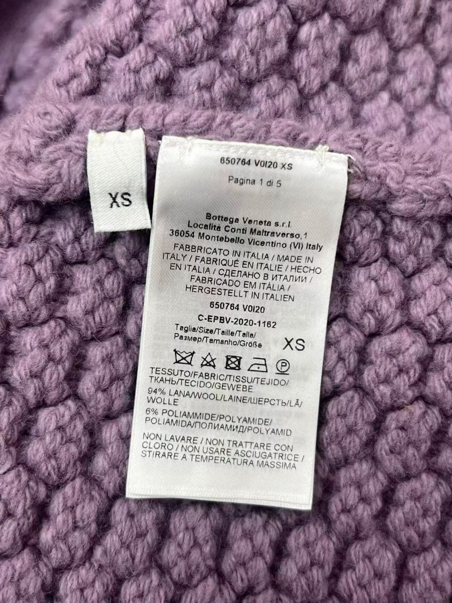 Bottega Veneta BV wool sweater coat XS Tong Yao style Size XS / US 0-2 / IT 36-38 - 6 Thumbnail