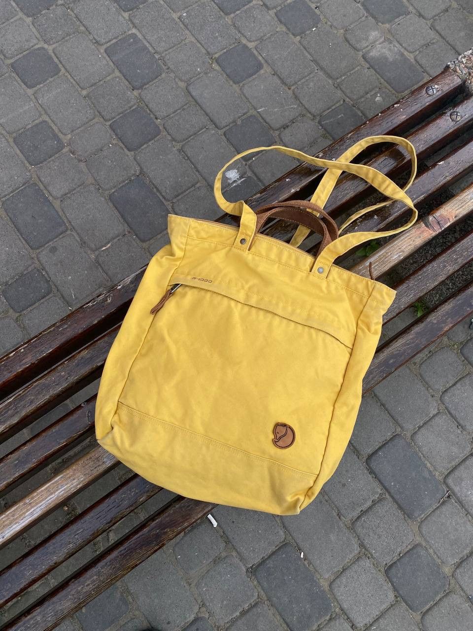 Fjallraven Yellow Convertible Backpack Tote FJÄLLRÄVEN - Kånken Totepack – Threadfellows main image 2