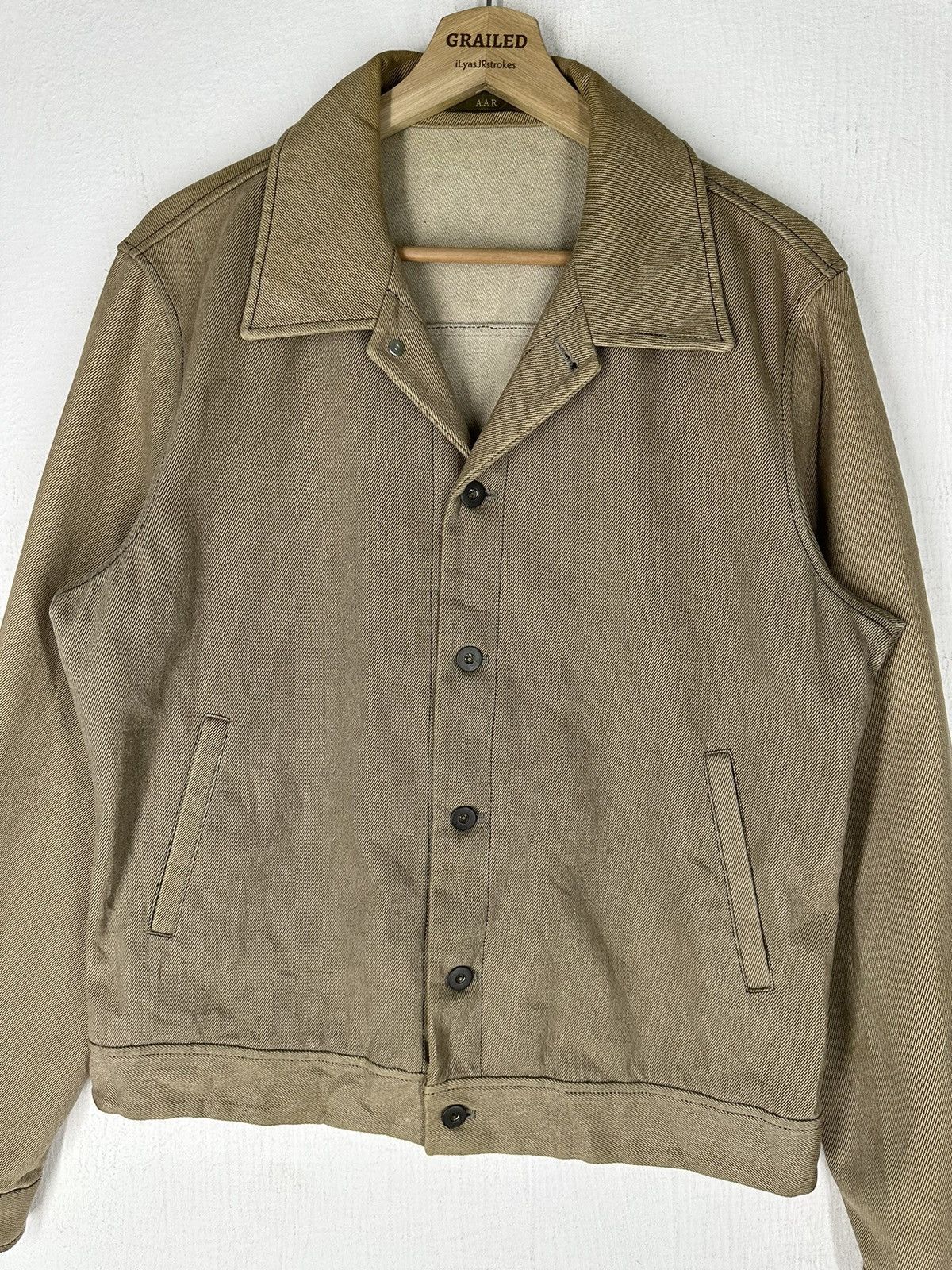 Yohji Yamamoto Vintage A.A.R Yohji Design Studio Denim Jacket Size US L / EU 52-54 / 3 - 7 Thumbnail