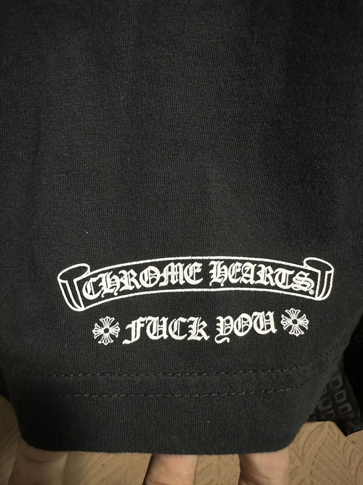 Chrome Hearts (SOLD) Chrome hearts scroll logo long sleeve shirt Size US L / EU 52-54 / 3 - 6 Thumbnail