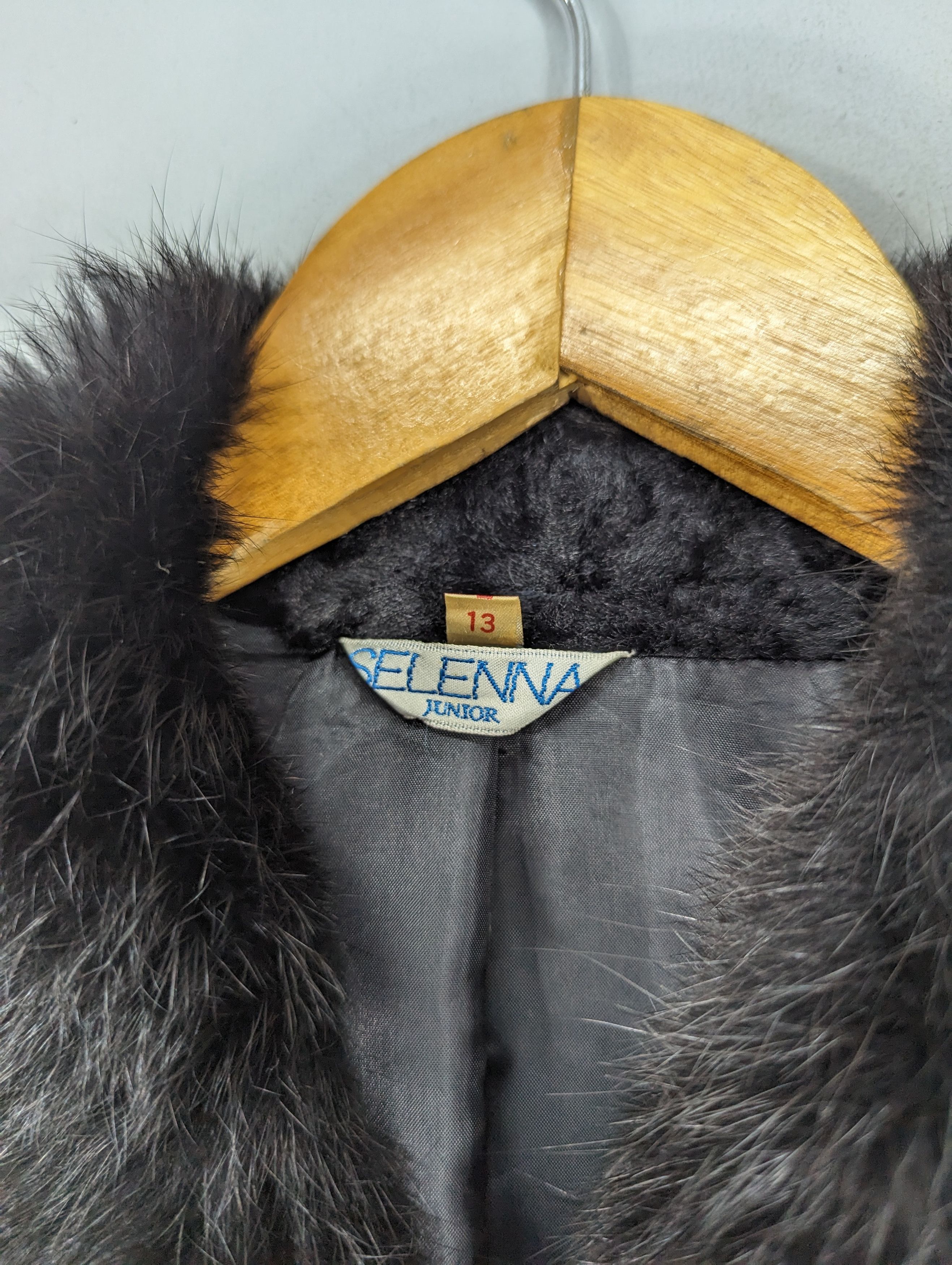 Japanese Brand × Vintage 🔥RARE🔥Vintage Selenna Junior Velvet Fur Jacket Size M / US 6-8 / IT 42-44 - 7 Thumbnail