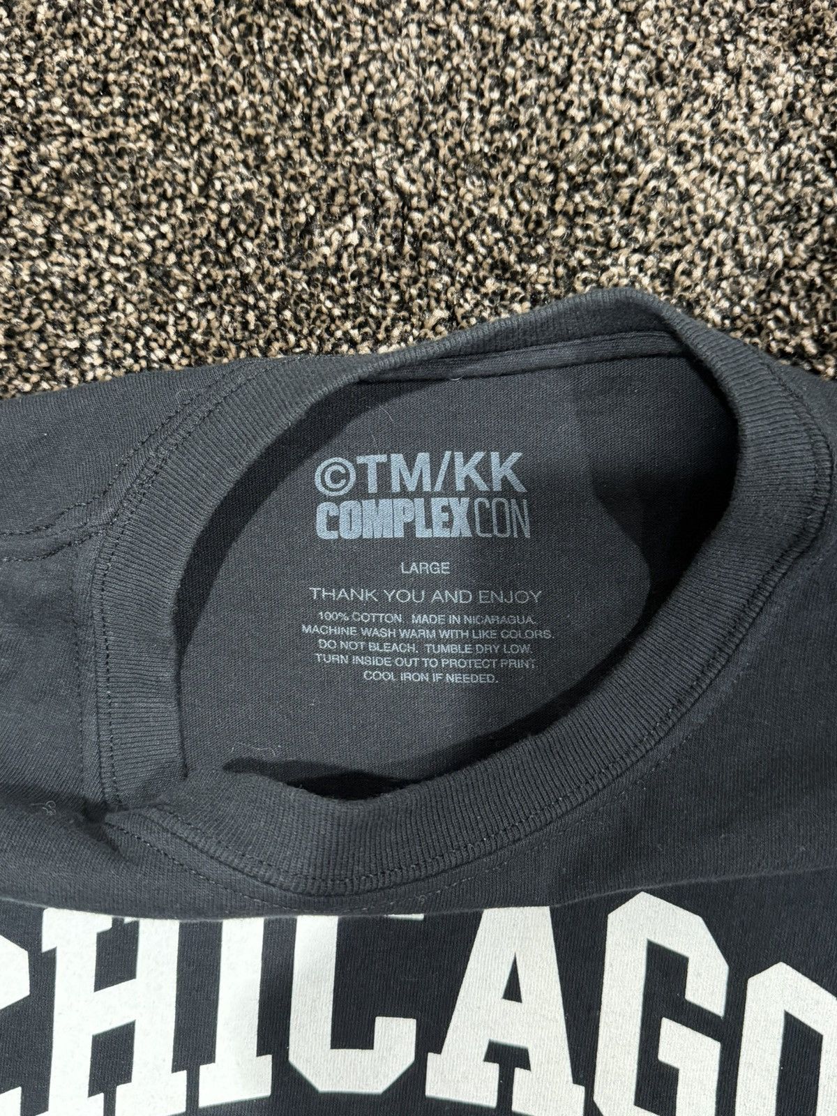 Takashi Murakami Takashi Murakami Chicago Complexcon Flower Black T-Shirt Size US L / EU 52-54 / 3 - 7 Thumbnail