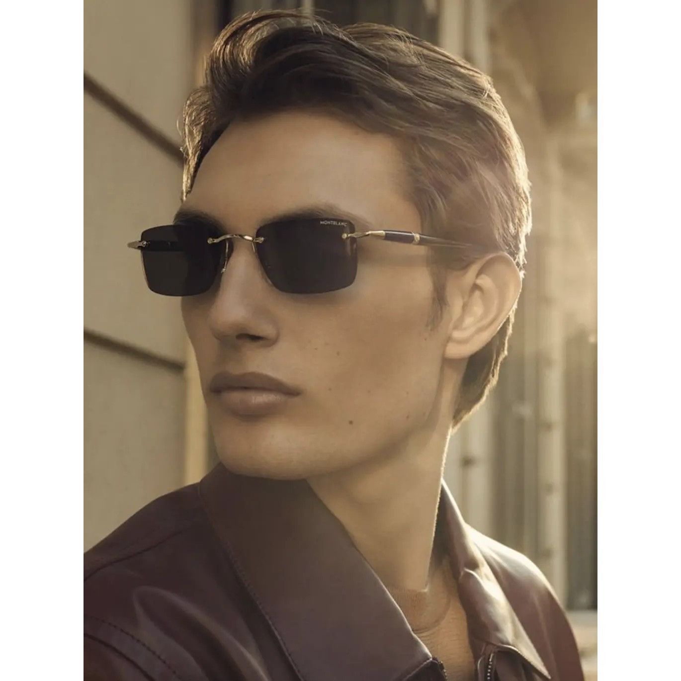 Montblanc NEW Mont Blanc MB0344S-002 Meisterstück Sunglasses