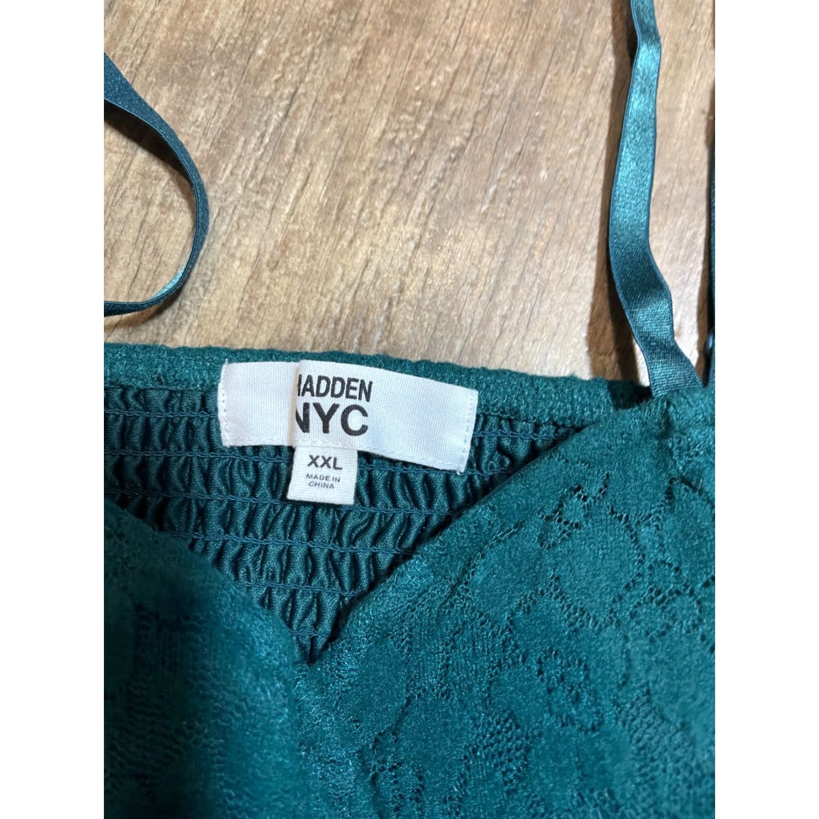 Vintage VINTAGE Madden NYC Crop Top Womens XXL Green Size XXL / US 16-18 / IT 52-54 - 4 Thumbnail