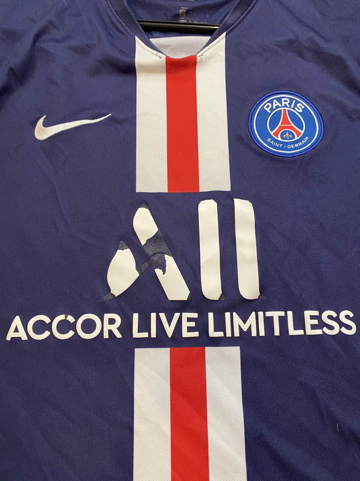 Nike Nike PSG 2019/20 home jersey soccer football y2k t shirt Size US L / EU 52-54 / 3 - 8 Thumbnail