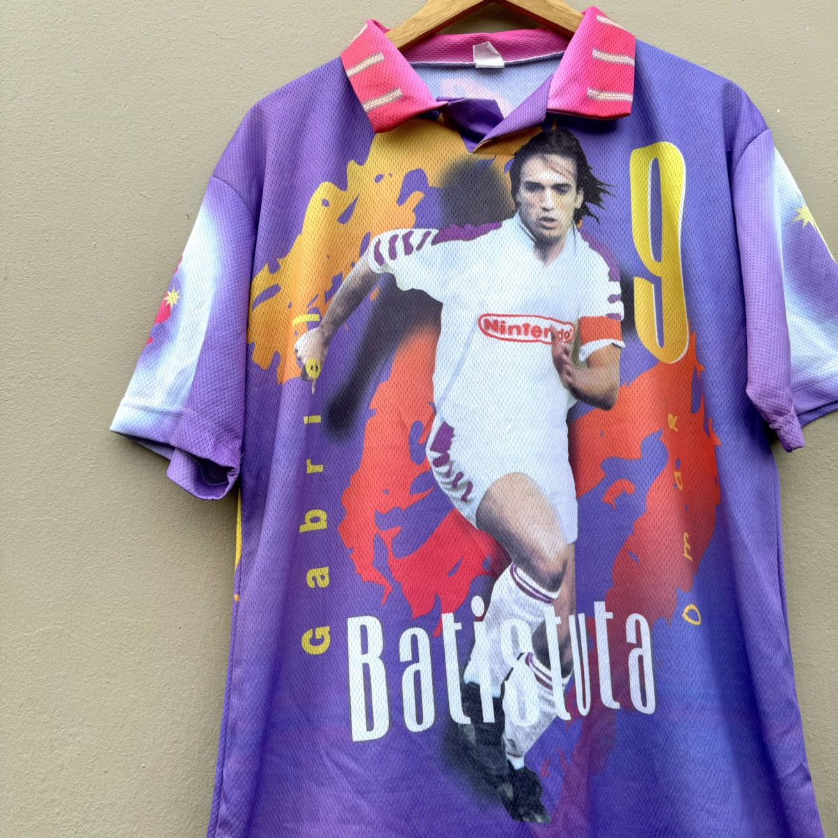 Vintage Vintage batistuta fiorentina football jersey very rare Size US XL / EU 56 / 4 - 2 Thumbnail