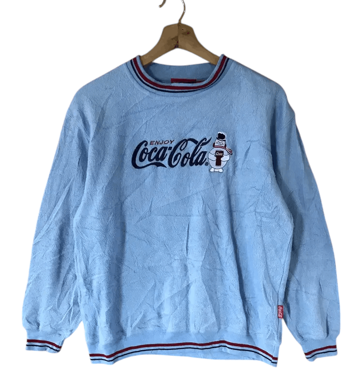 Coca Cola Vintage Coca Cola Fleece Sweatshirts Size US M / EU 48-50 / 2 - 1 Thumbnail