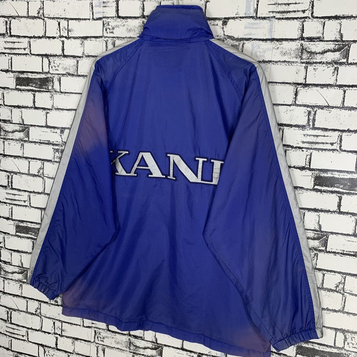 Designer × Karl Kani × Vintage Vintage Karl Kani Sport Light Jacket Big Logo Zipper Jacket Size US L / EU 52-54 / 3 - 9 Thumbnail