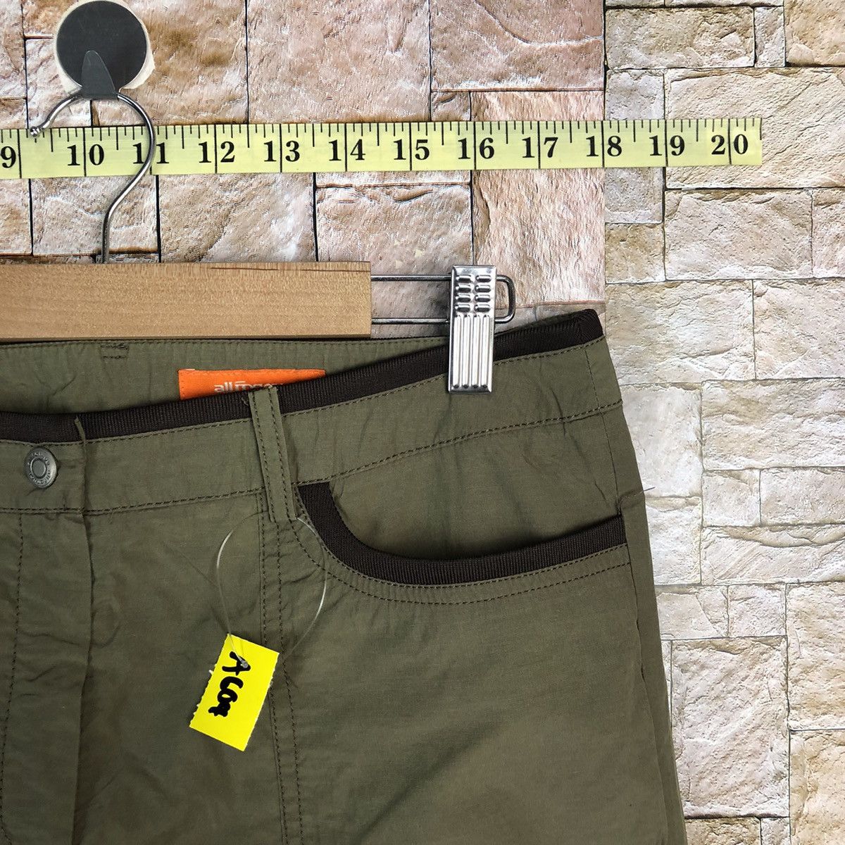 Japanese Brand All Ror You Green Cargo Multipocket Pants #A604 Size 28" / US 6 / IT 42 - 8 Thumbnail