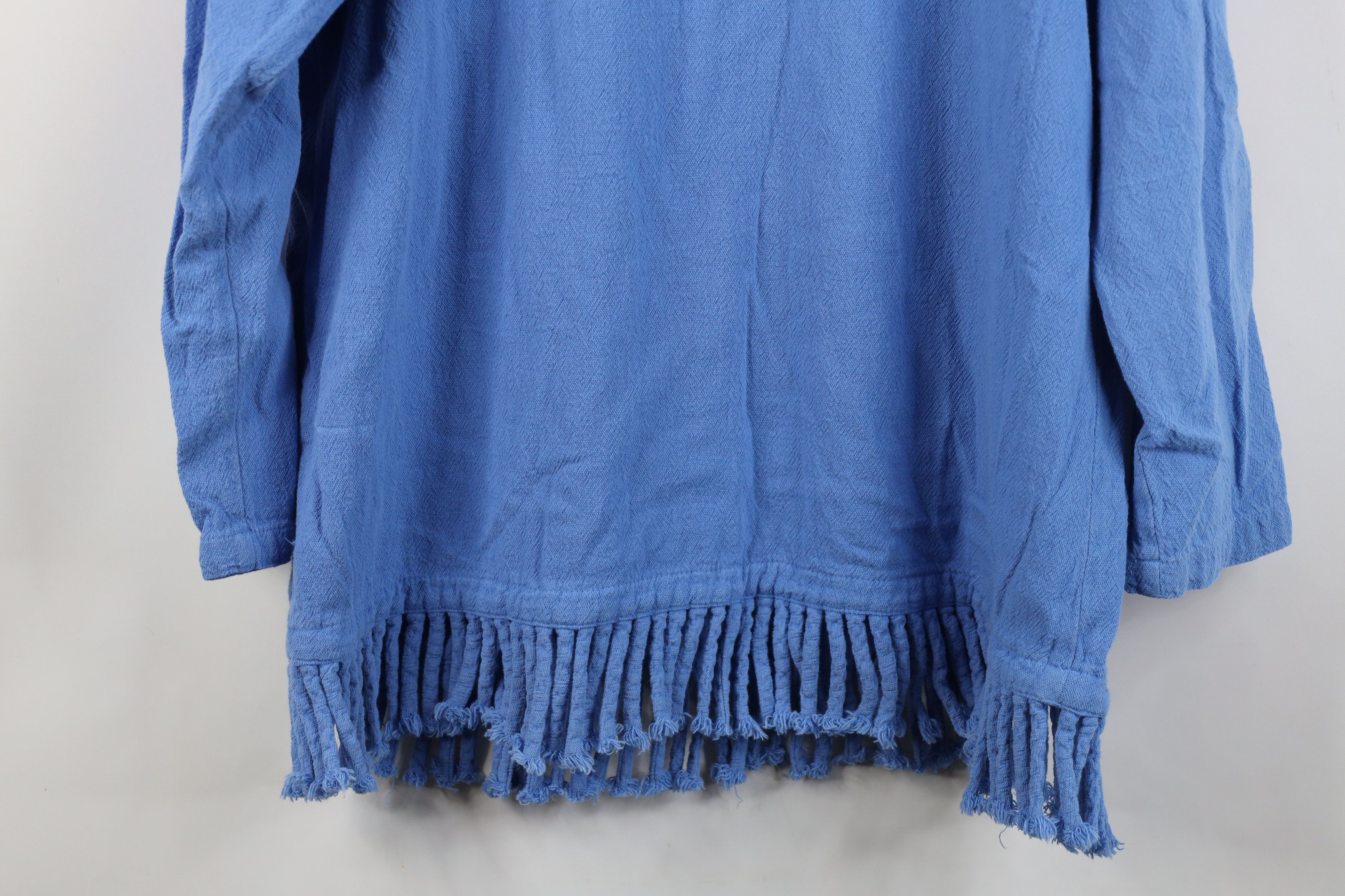 Vintage Vintage 90s Lagenlook Gauzy Cotton Long Sleeve T-Shirt US Size L / US 10 / IT 46 - 13 Thumbnail