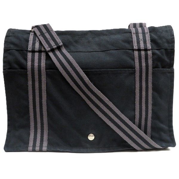 Hermes Hermes Fourre Tout Bas Mm Canvas 2Way Bag Cotton Shoulder Bag in Blue, Men's