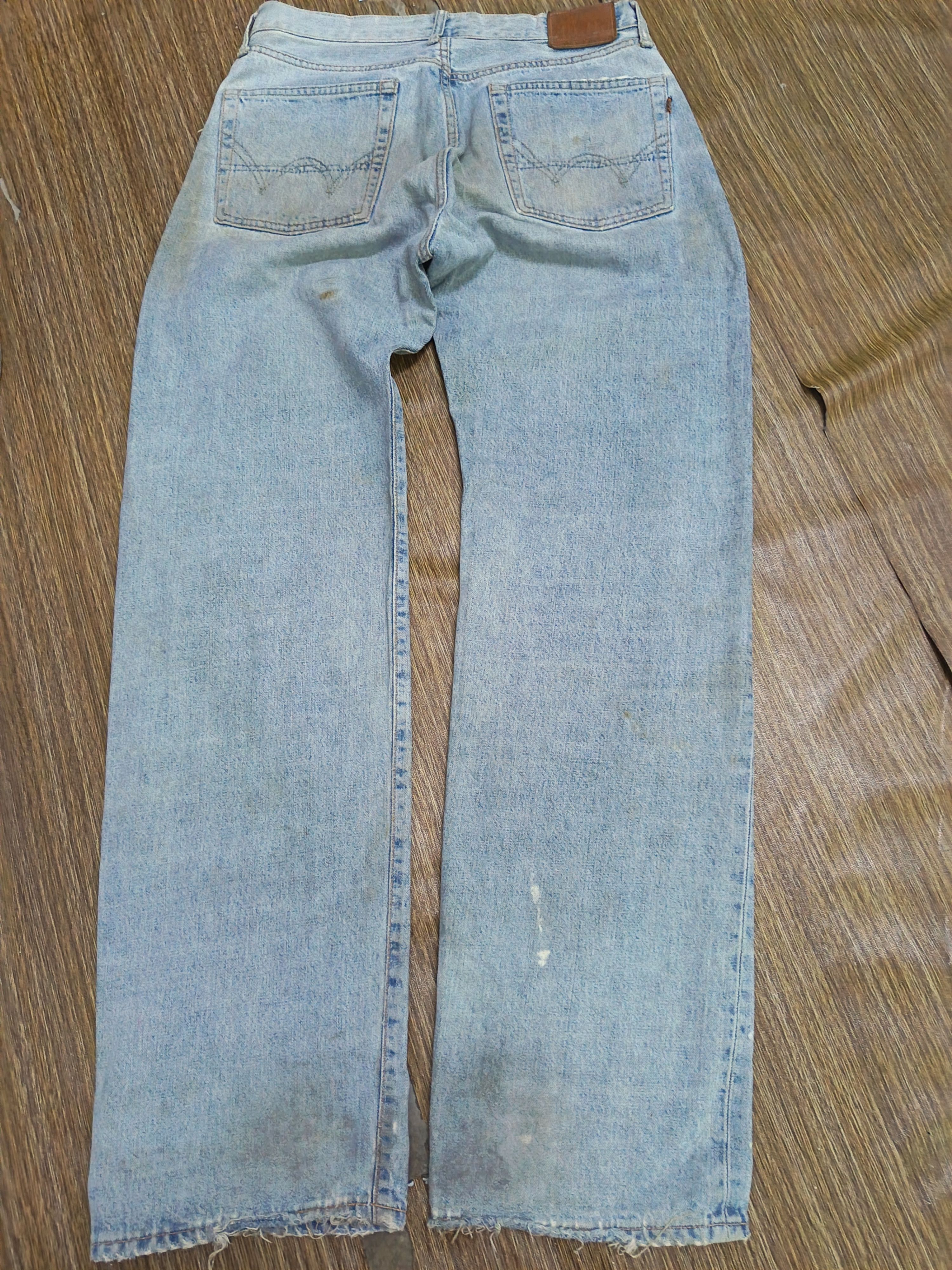 Edwin Vintage stain faded edwin 505x selvedge Size US 33 - 2 Thumbnail
