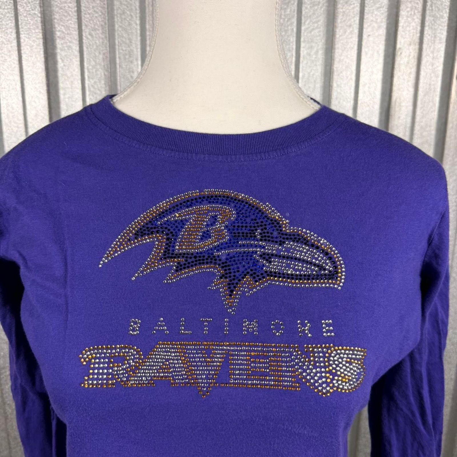 NFL Purple baltimore ravens rhinestone Size S / US 4 / IT 40 - 3 Thumbnail