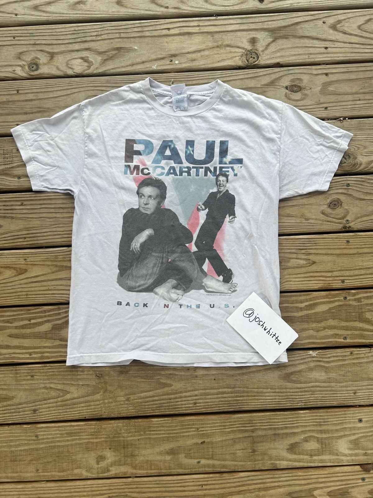 Vintage Vintage Paul Mccartney Graphic Tee Size US L / EU 52-54 / 3 - 1 Thumbnail