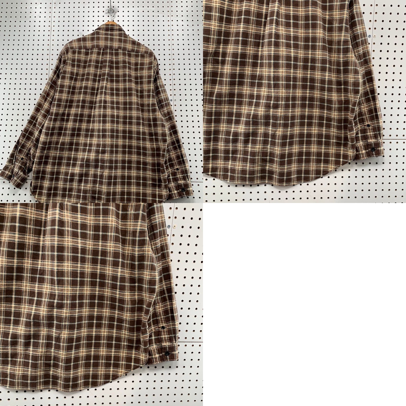 Ralph Lauren Ralph Lauren Button-Up Shirt Mens XL Plaid Brown Flannel Long Sleeve Casual Outdoor Size US XL / EU 56 / 4 - 9 Thumbnail