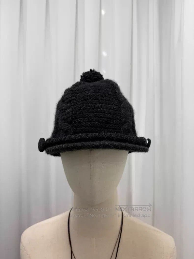 Other Yohji Yamamoto Knitted wool hat with ribbed brim and struc Size ONE SIZE - 3 Thumbnail