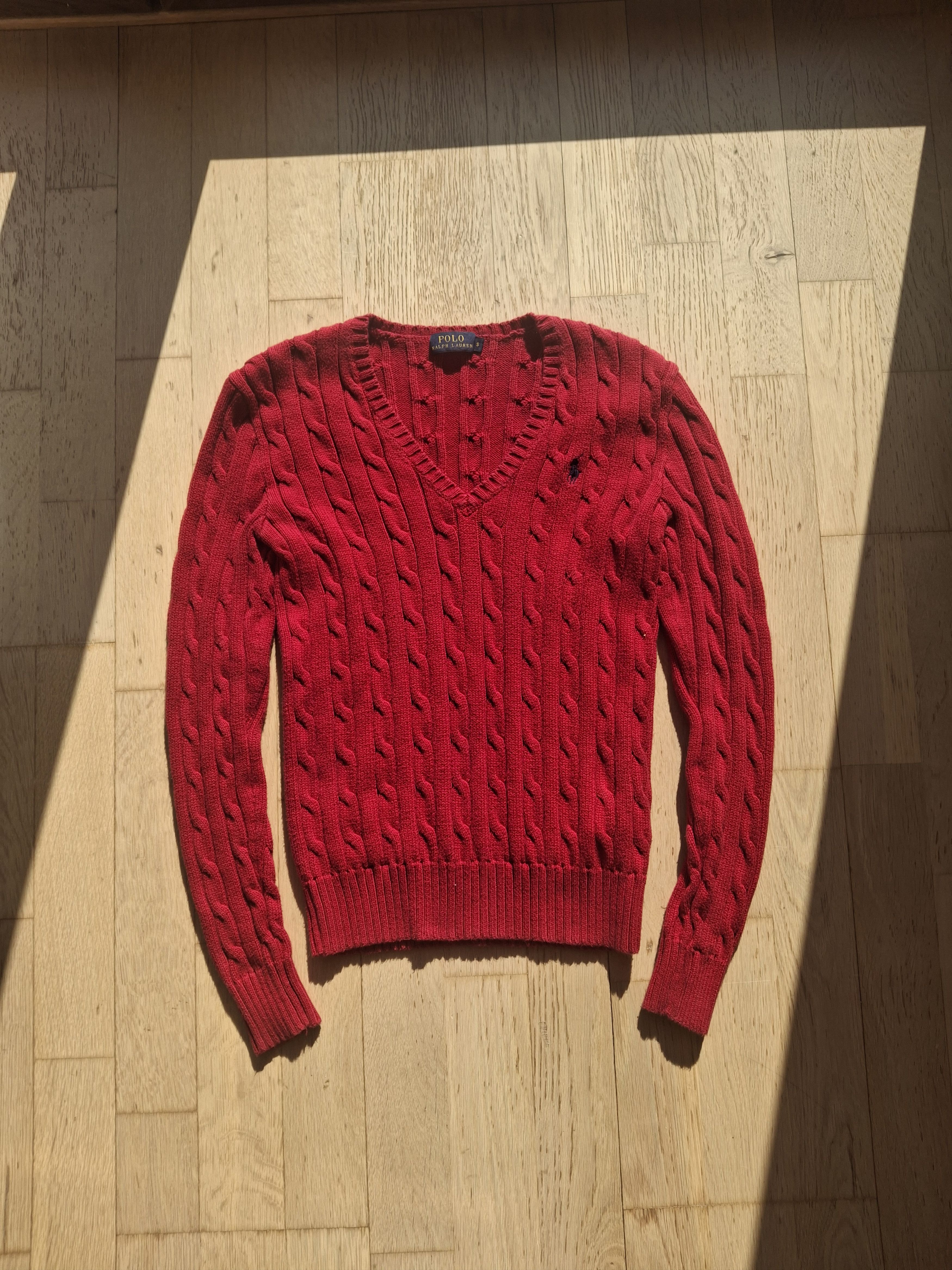 Polo Ralph Lauren × Ralph Lauren polo ralph lauren sweater braid Old money style Size S / US 4 / IT 40 - 1 Thumbnail