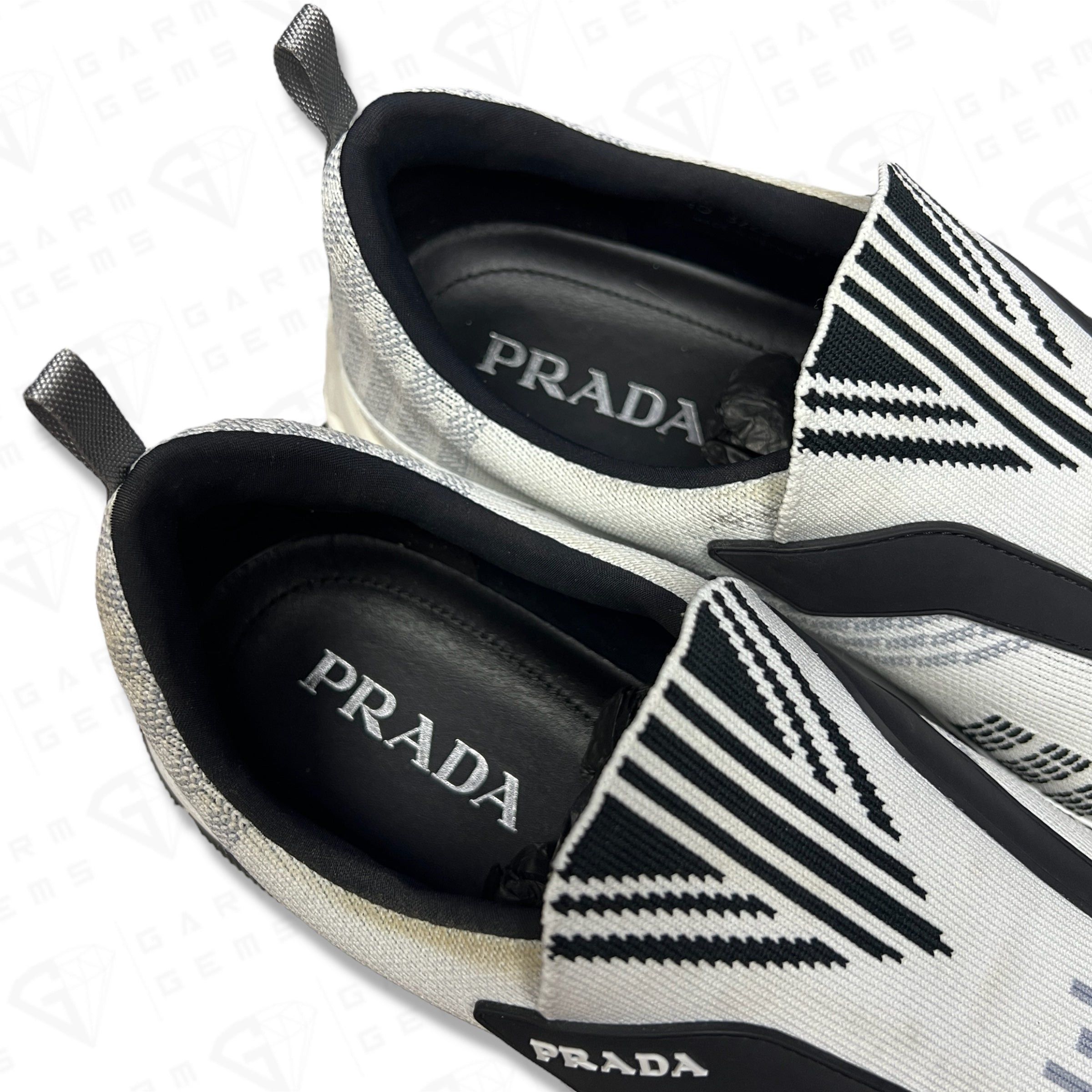 Prada Prada Knit Low Top Trainers Size US 12 / EU 45 - 9 Thumbnail