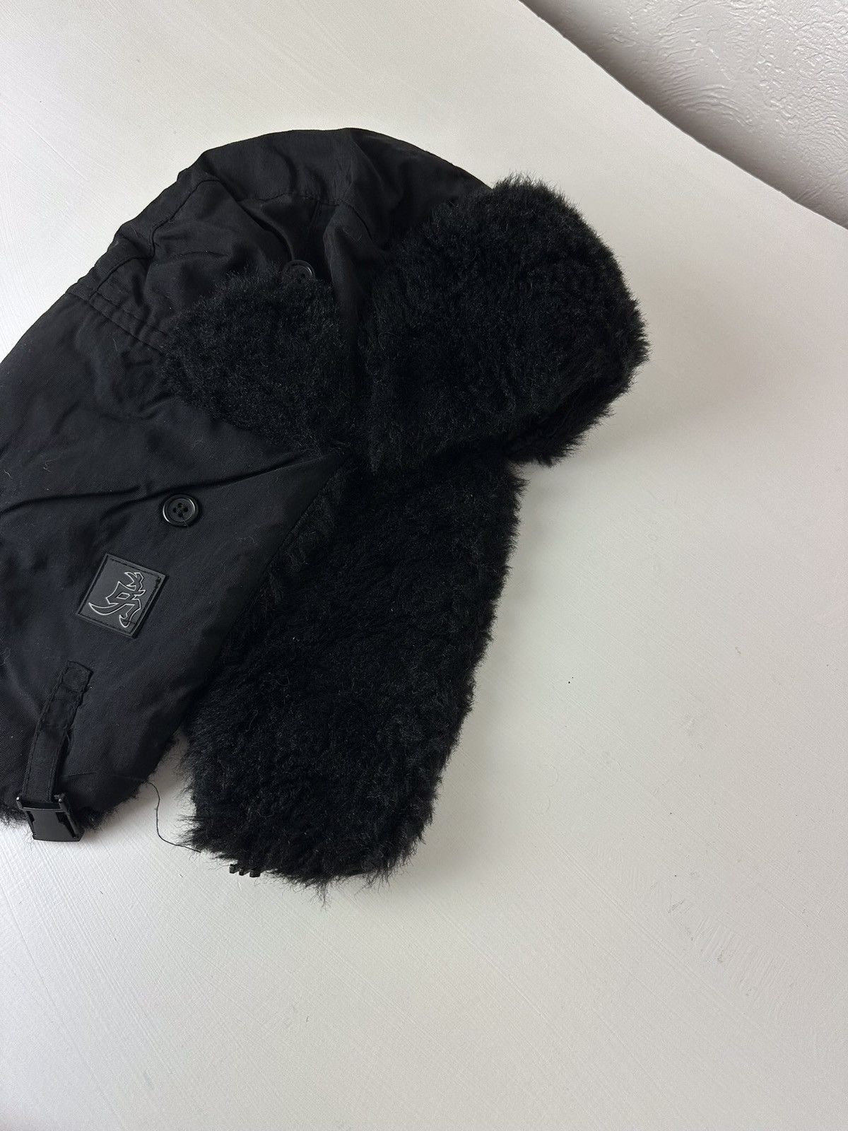 Hysteric Glamour × Vintage Crazy Y2K Mohair Fuzzy Hat Ushanka Punk Winter Size ONE SIZE - 2 Thumbnail