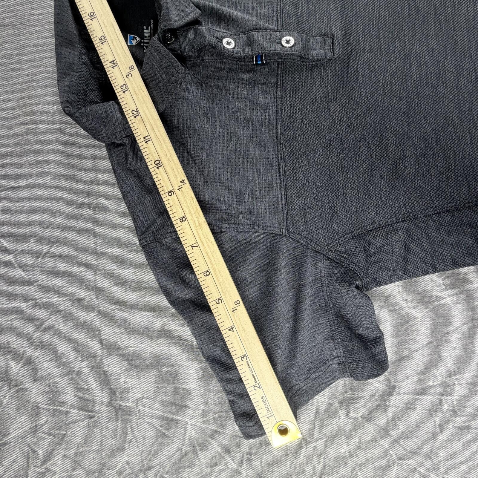 Kuhl Kuhl Shirt Men's S Grey Engineered Polo Lightweight Size US S / EU 44-46 / 1 - 5 Thumbnail